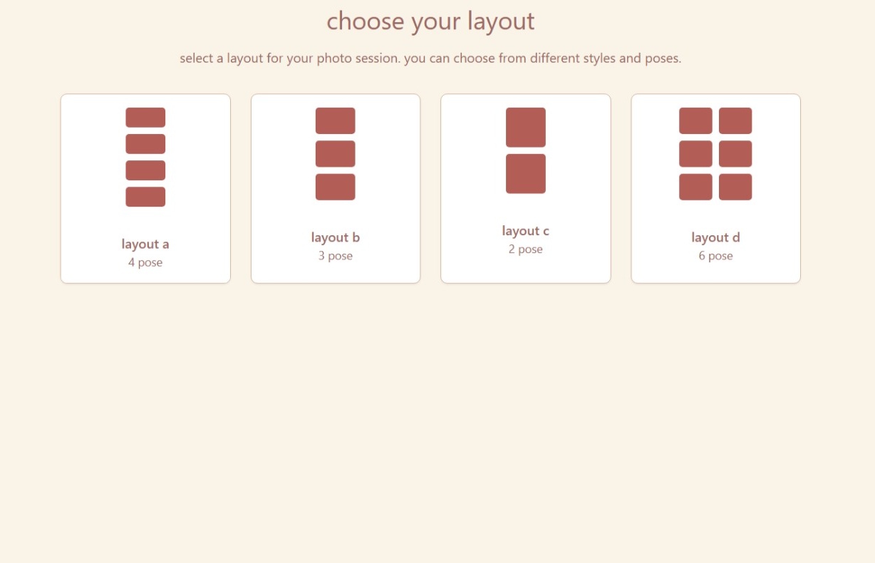 Choose Layout Step
